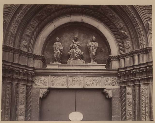 Anonimo — S. Petronio Bologna. Central door of the Basilica by Giacomo della Quercia — insieme